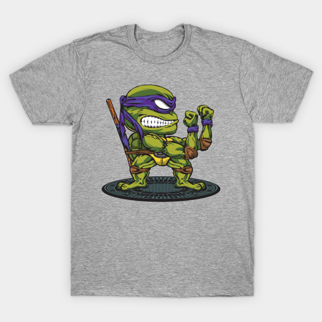FIGHTING TURTLE DONATELLO Ninja Turtles TShirt TeePublic